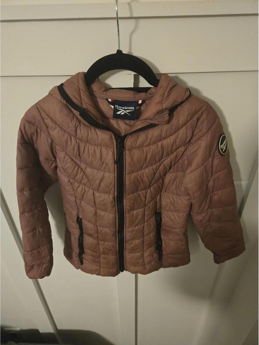 Reebok Kids Dusty Rose Puffer Jacket Size 6X - Picture 2 of 5